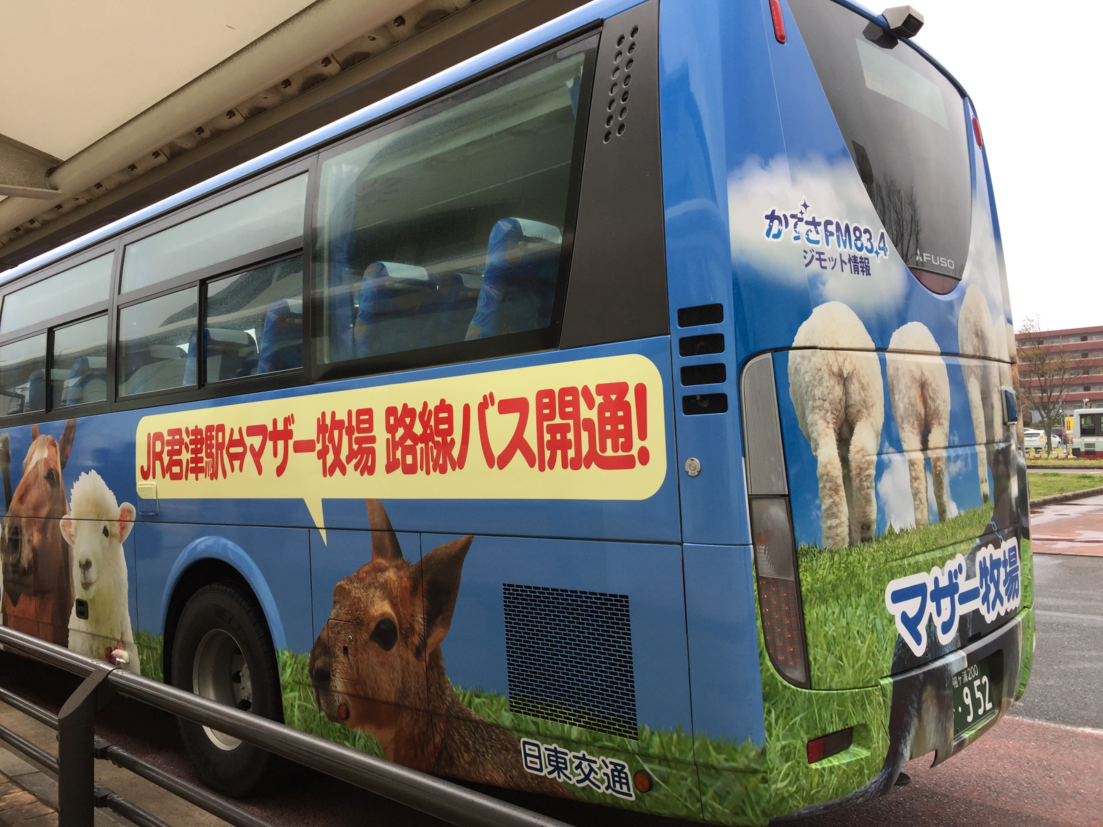 路線バスのラッピング広告で知りました。ちなみに広告の路線は君津〜東京線。
