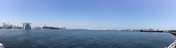 横浜港パノラマ写真