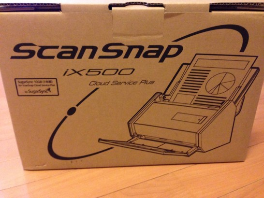 ScanSnap iX500外箱