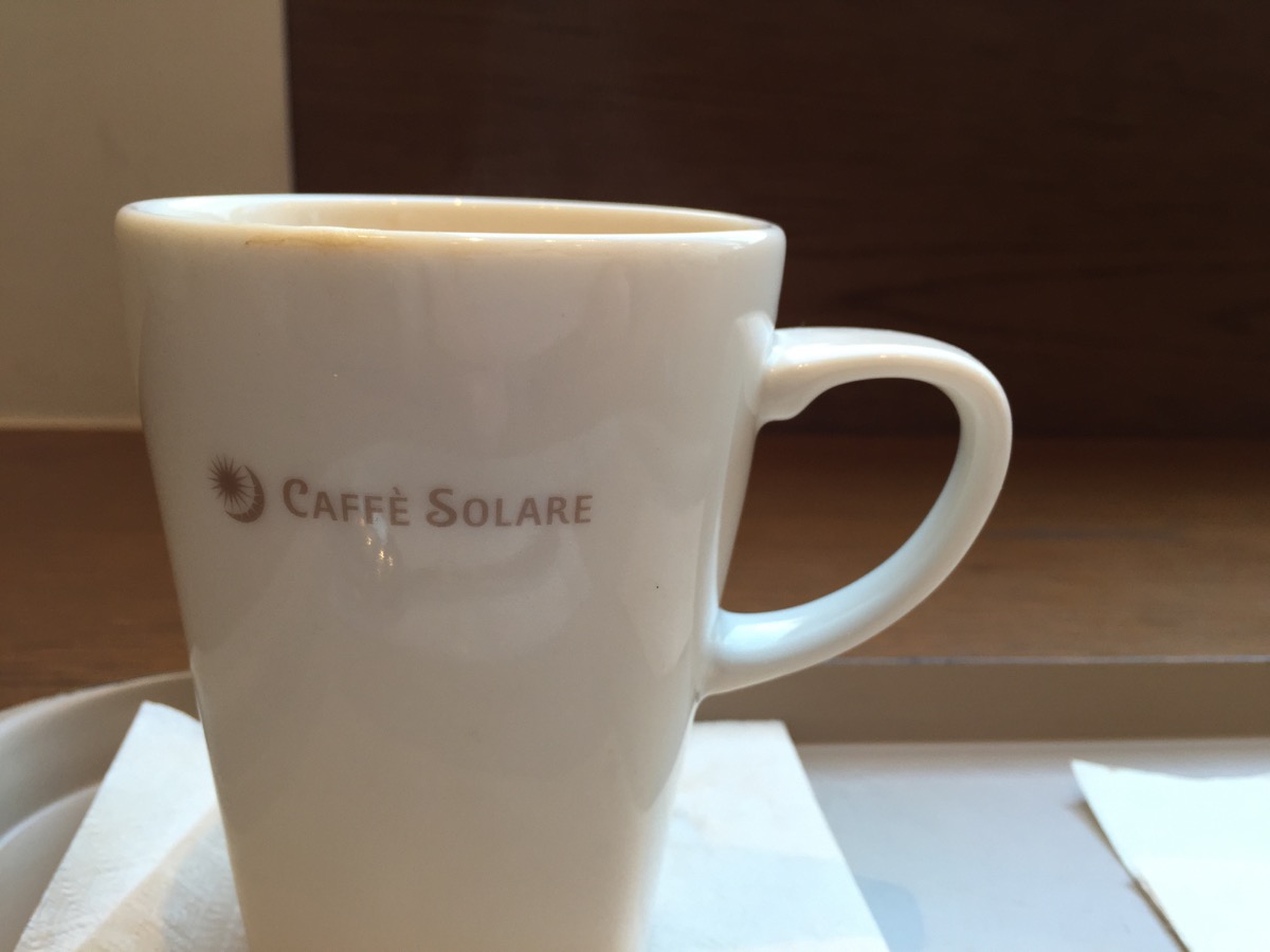 CAFFE SOLAREコーヒーカップロゴ